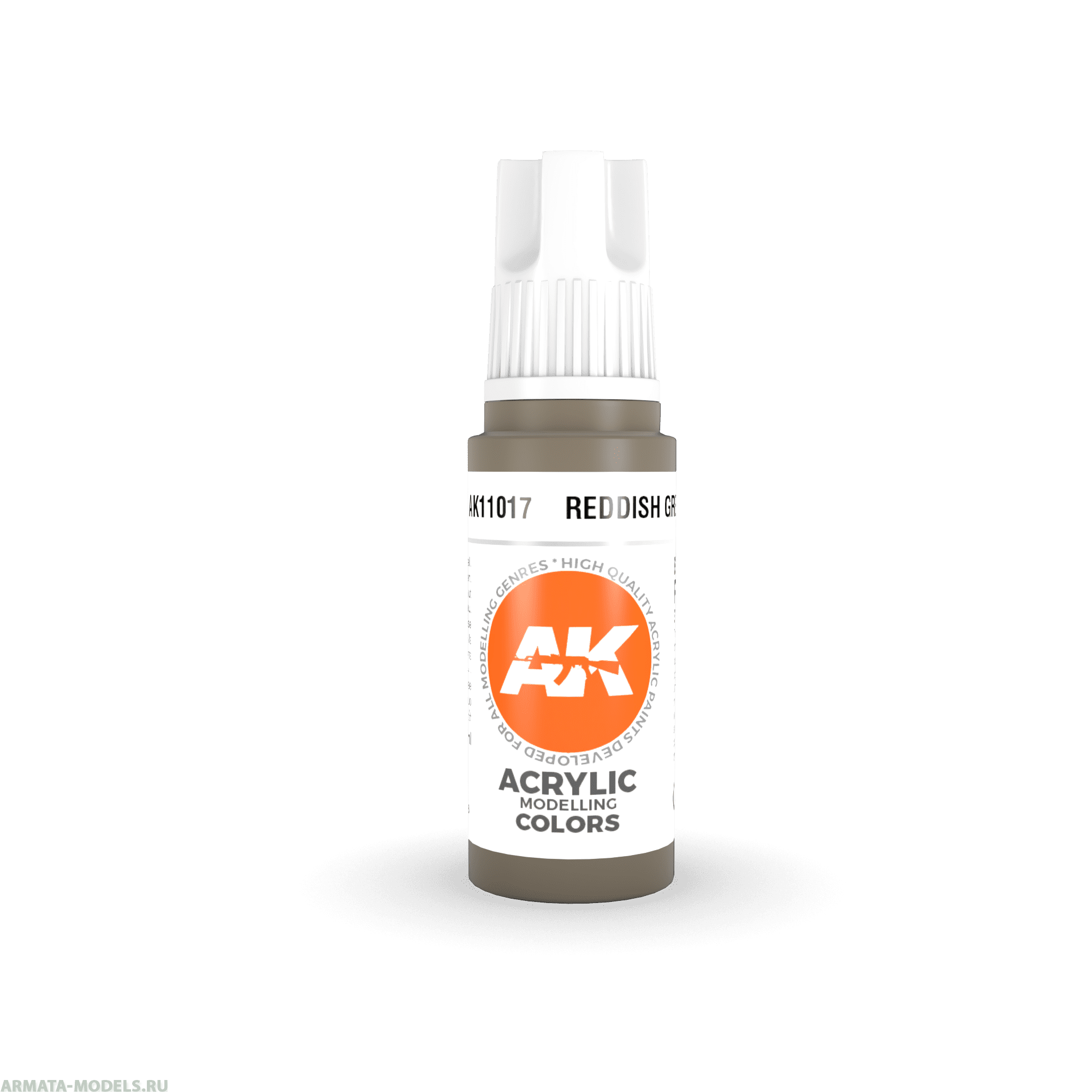 AK11017 Краска акриловая Reddish Grey 17ml