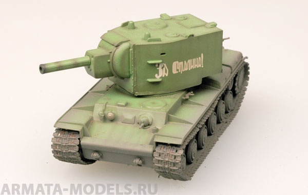 36282EM Танк КВ-2 зеленый камуфляж Easy Model