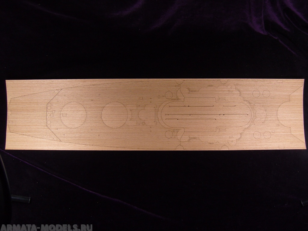 AW30002 Деревянная палуба для IJN YAMATO