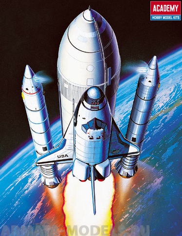 12707 Космический корабль  Shuttle Booster Rocket Academy