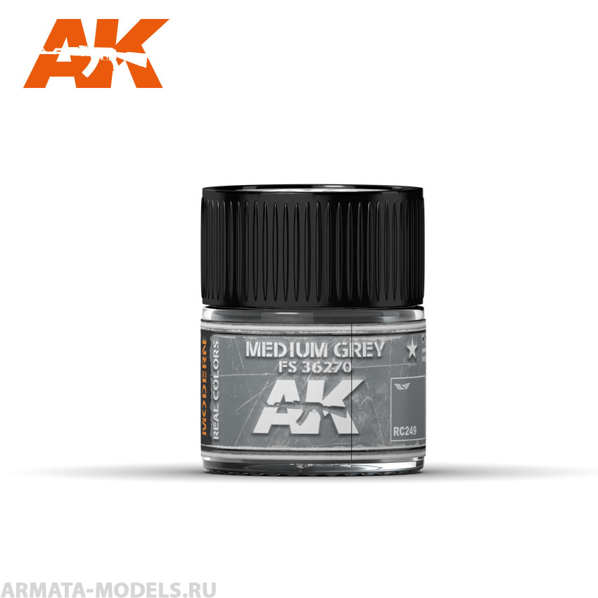 RC249 Краска Real Colors Medium Grey FS 36270 10ml
